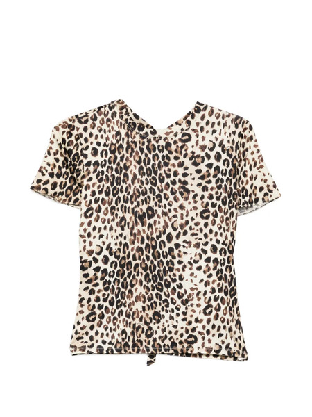  Marella Zinnia Leopard-pattern Top - Neutrals 