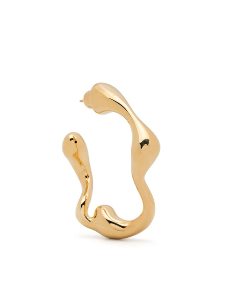  Maria Black Large Splash Single Earring - Gold 