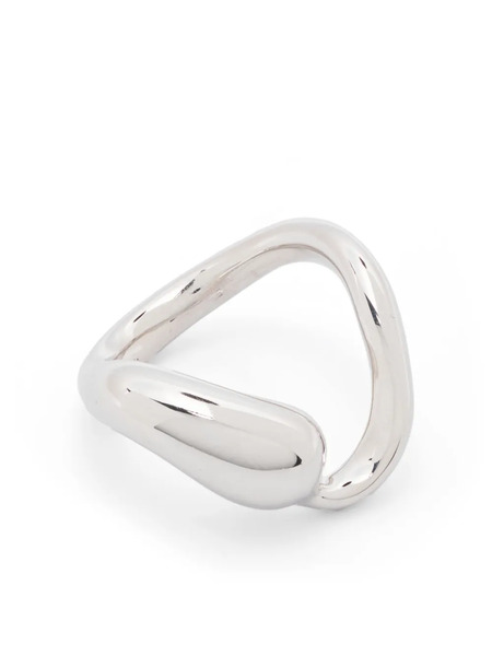  Maria Black Splash Ring - Silver 