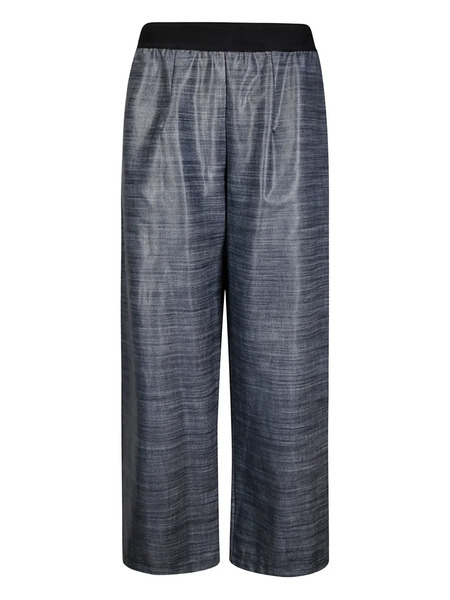  Maria Calderara Chambray Trousers - Blue 
