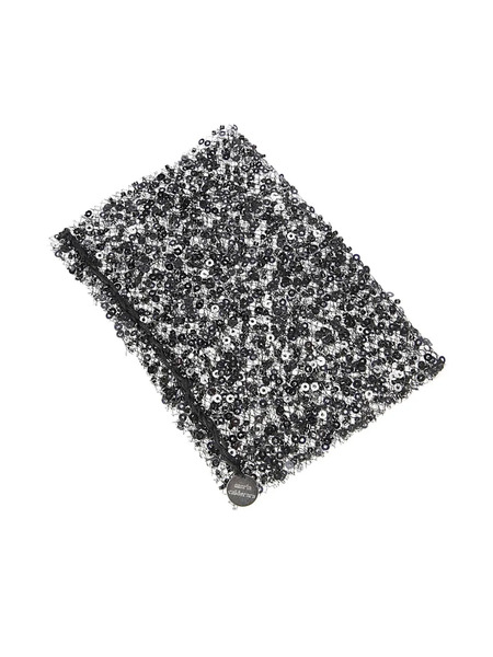  Maria Calderara Sequinned Bracelet - Black 