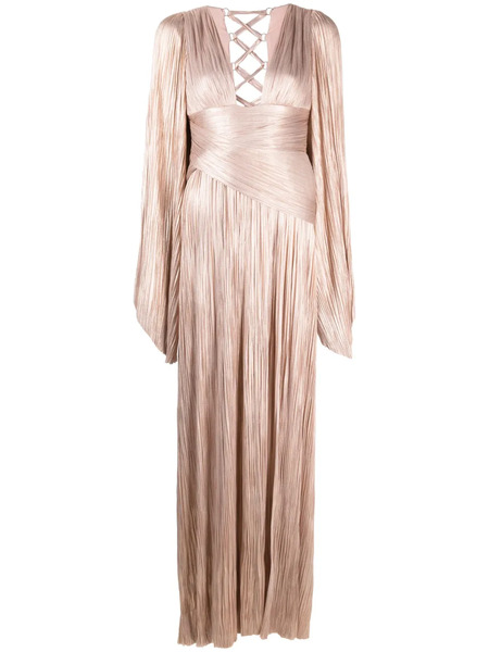  Maria Lucia Hohan Alana Pleated Gown - Pink 