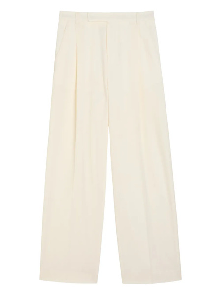  Maria Mcmanus Pleated-front Trousers - Neutrals 