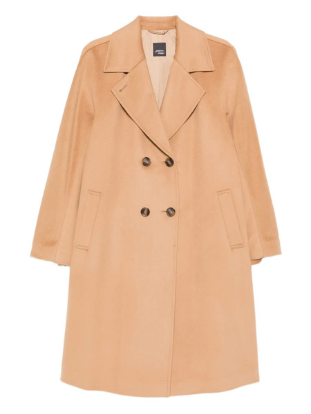  Marina Rinaldi Buttoned Wool Coat - Neutrals 