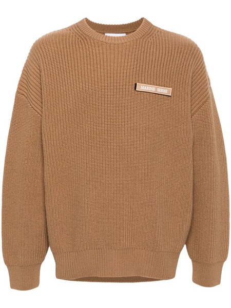  Marine Serre Merino Sweater - Neutrals 