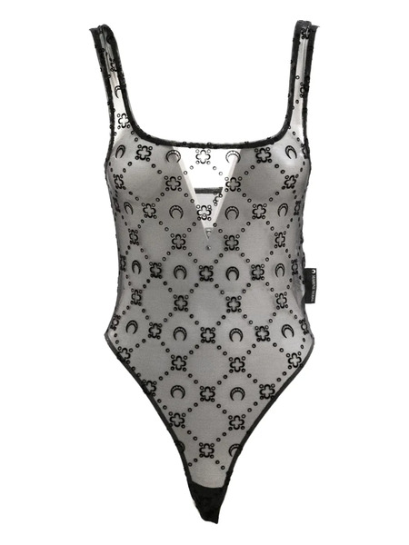  Marine Serre Patterned Top - Black 