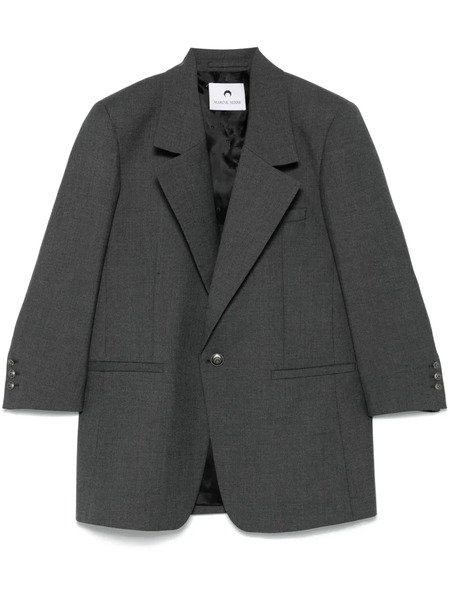  Marine Serre Tailored Blazer - Grey 