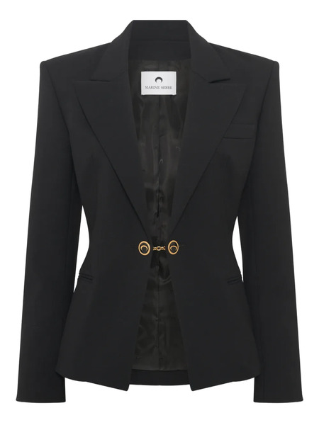  Marine Serre Wool Blazer - Black 