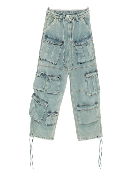  Markgong Drawstring Jeans - Blue 