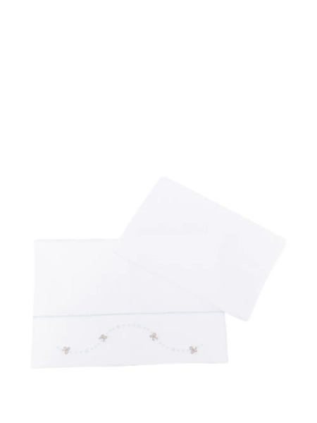  Marlu' Couture Bow Dot Bedding Set - White 