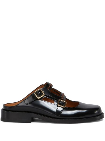  Marni Buckled Mules - Black 