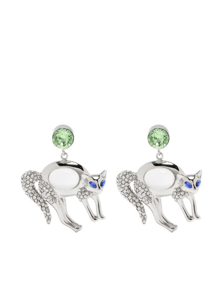  Marni Cat-shaped Earrings - Silver 