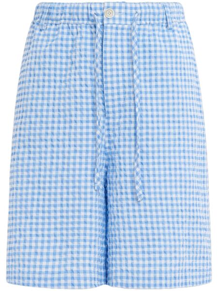  Marni Check-pattern Shorts - Blue 