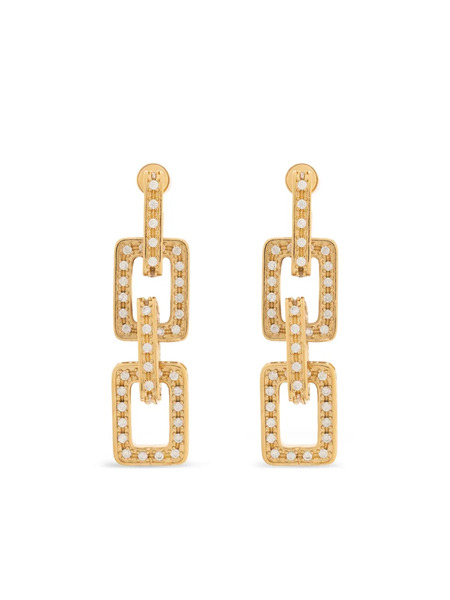  Marni Crystal-embellished Earrings - Gold 