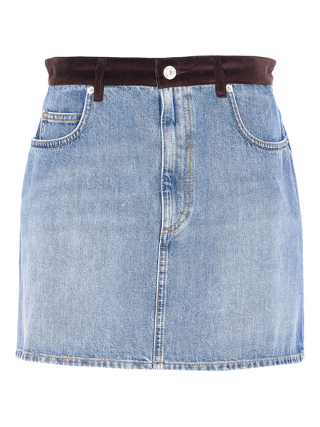  Marni Denim Mini Skirt - Blue 