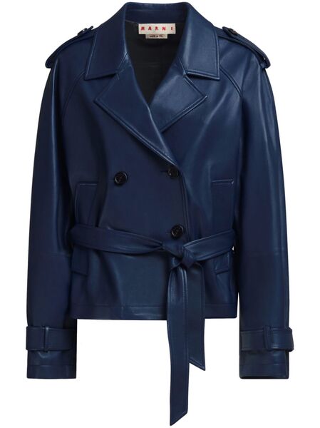  Marni Double-breasted Jacket - Blue 