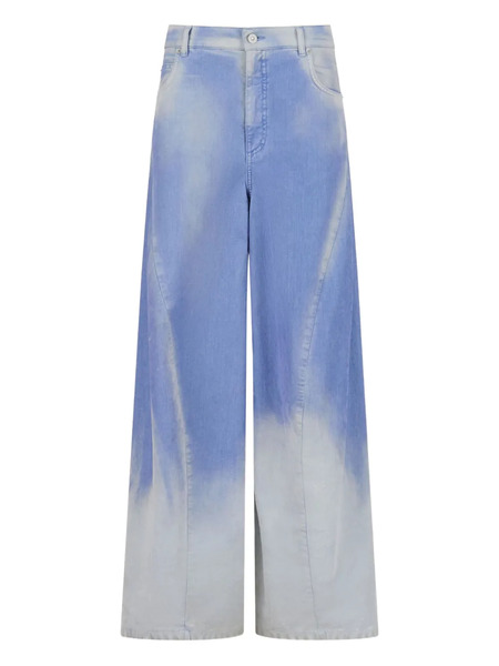  Marni Dyed Wide-leg Jeans - Blue 