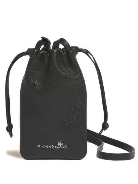  Marni Embroidered-logo Phone Holder - Black 