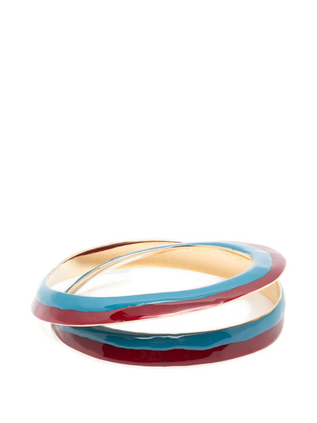  Marni Enamel Spiral Bracelet - Blue 