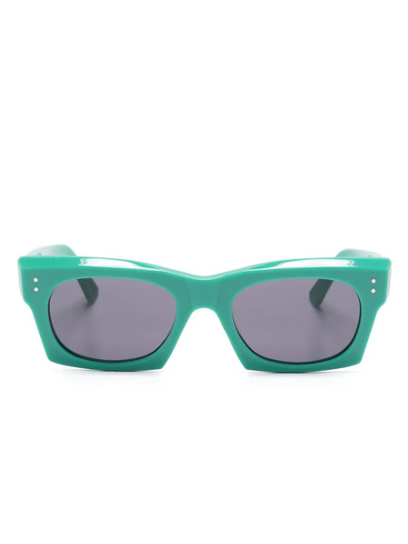  Marni Eyewear Edku Oval-frame Sunglasses - Green 