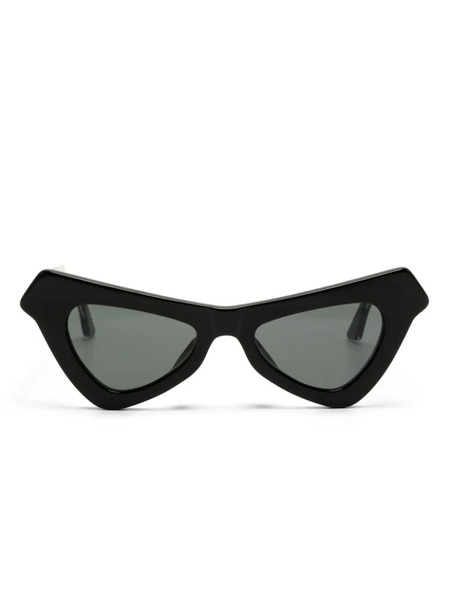  Marni Eyewear Fairy Pool Triangular-frame Sunglasses - Black 