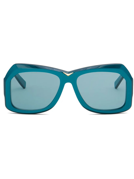  Marni Eyewear Tiznit Oversize-frame Sunglasses - Green 