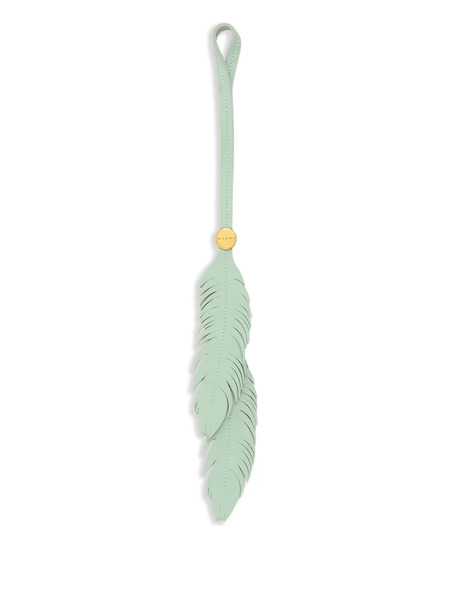  Marni Feather Leather Charm - Green 