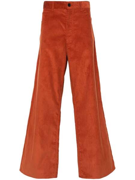  Marni Flared Corduroy Trousers - Orange 