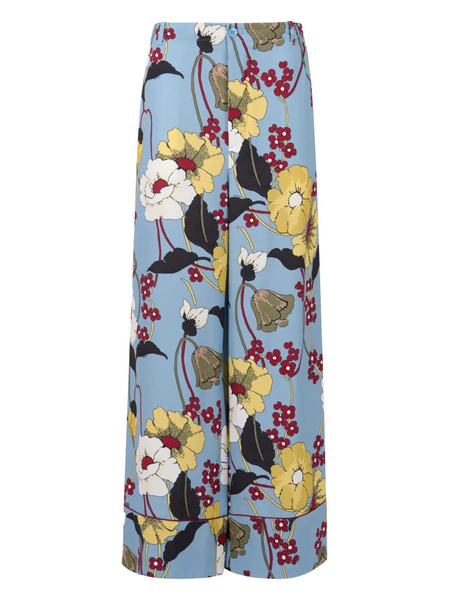  Marni Floral Trousers - Blue 