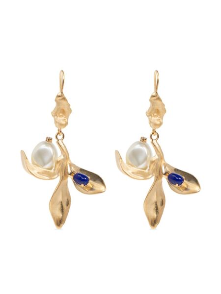  Marni Flower Delirium Earrings - Gold 