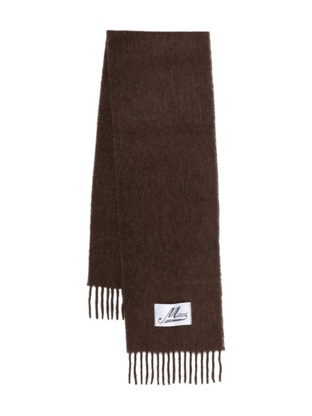 Marni Fringed Scarf - Brown 