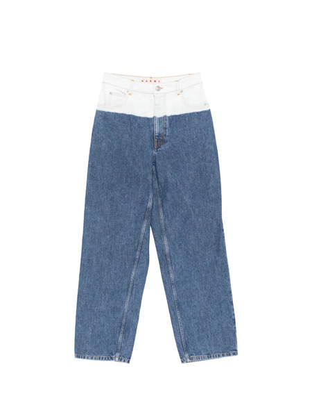  Marni Gradient Wide Leg Jeans - Blue 