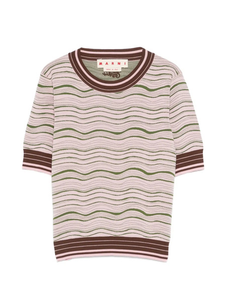  Marni Jacquard Logo Jumper - Pink 