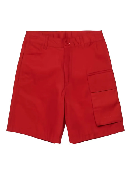  Marni Kids Belt-loop Pocket Shorts - Red 