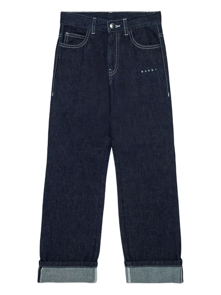  Marni Kids Button Jeans - Blue 
