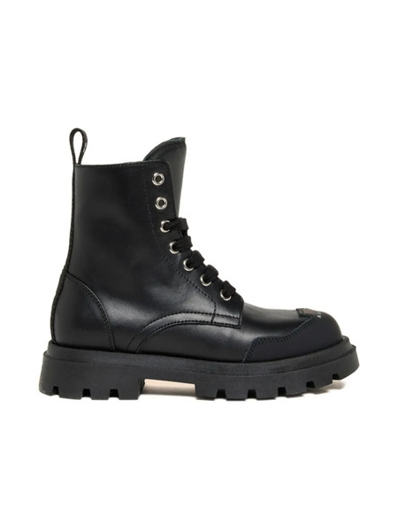  Marni Kids Leather Boots - Black 