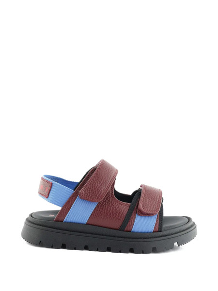  Marni Kids Logo Strap Sandals - Red 