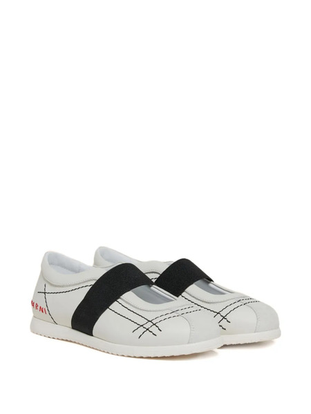  Marni Kids Stitching Sneakers - Grey 