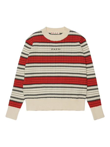  Marni Kids Striped Sweater - Neutrals 