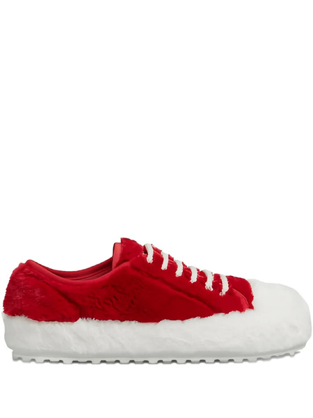  Marni Lace-up Sneakers - Red 