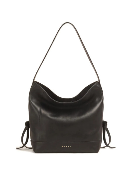  Marni Large Pod 2.0 Split-handle Shoulder Bag - Black 