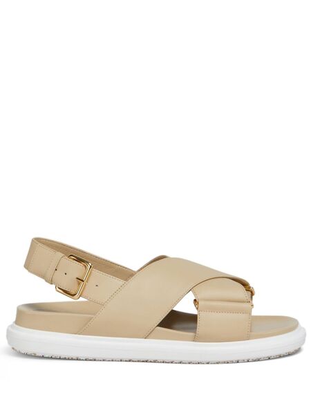  Marni Leather Sandals - Neutrals 