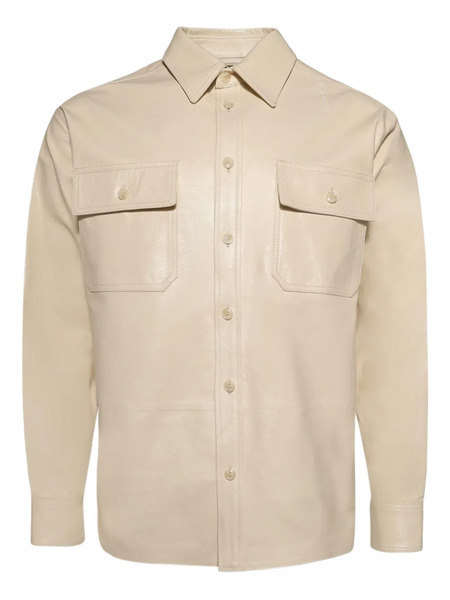  Marni Leather Shirt - Neutrals 