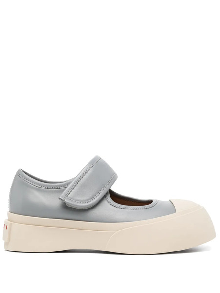  Marni Leather Sneakers - Grey 