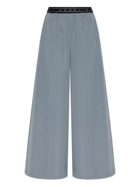  Marni Logo-band Trousers - Grey 