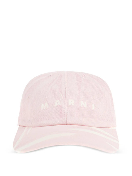  Marni Logo Baseball Cap - Pink 