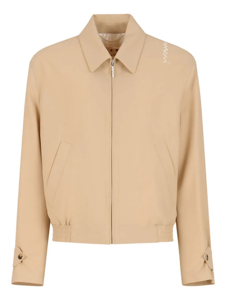  Marni Logo-embroidered Jacket - Yellow 
