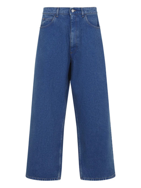  Marni Logo-patch Jeans - Blue 