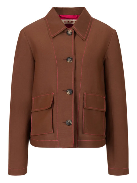  Marni Long-sleeve Jacket - Brown 