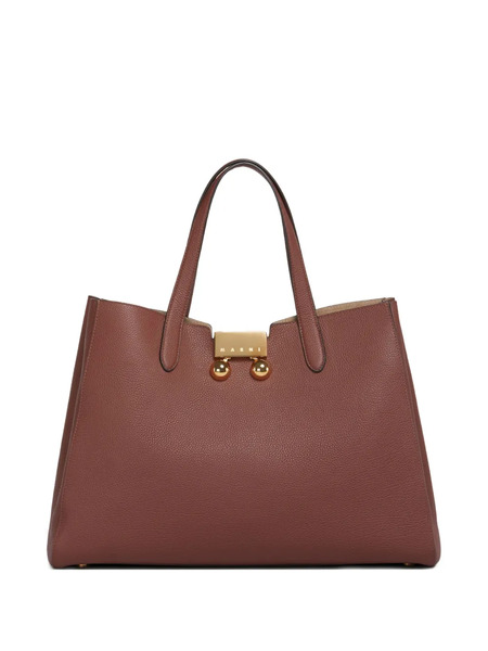  Marni Medium Trunkaroo Tote Bag - Brown 